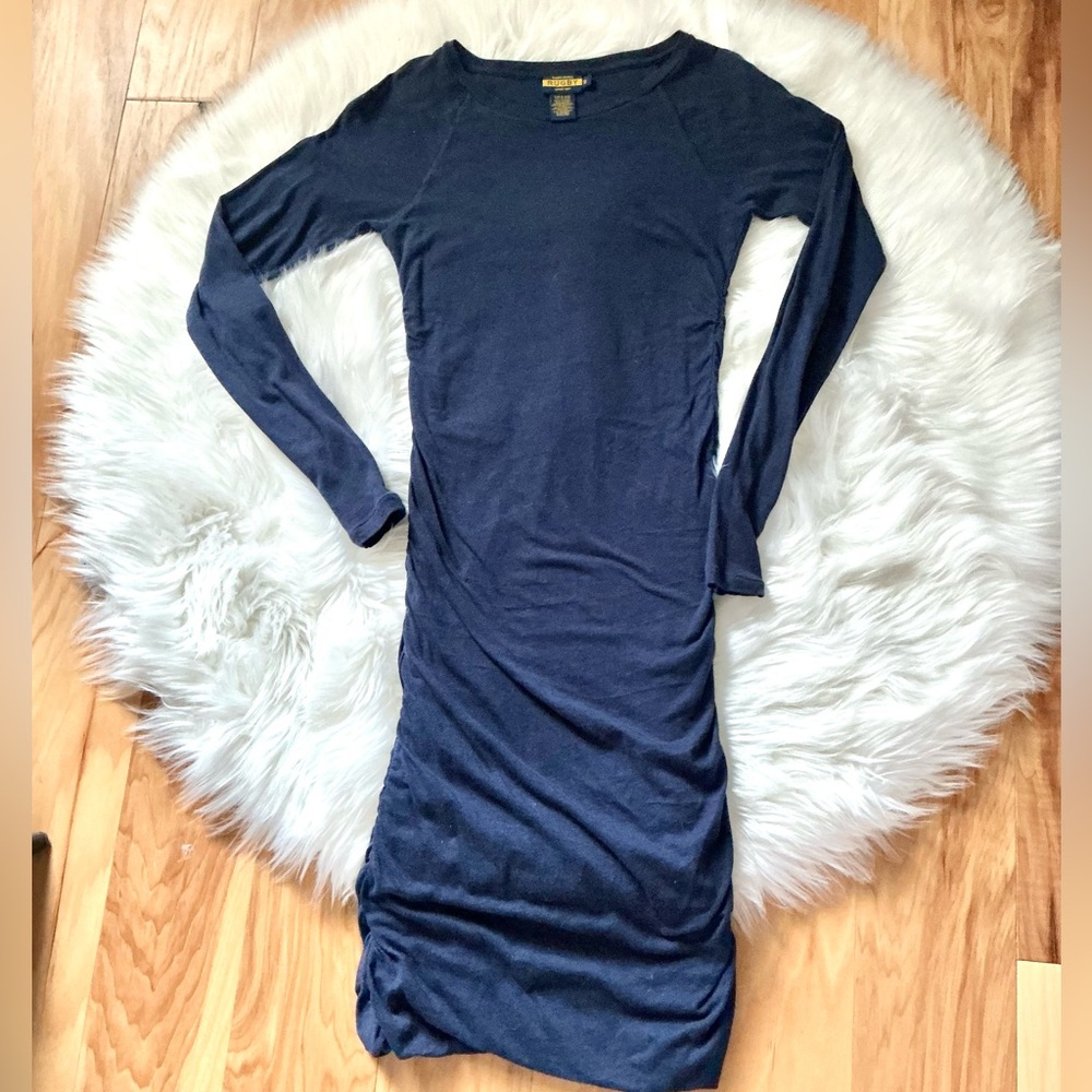 VTG Ralph Lauren Rugby Long Sleeve Mid Length Bodycon Dress